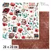 20х20 Бумага "Багряный винтаж. Дизайн 6" (ScrapMania) 20х20 Бумага "Багряный винтаж. Дизайн 6" (ScrapMania)