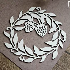 Украшение из чипборда "Рамка ботаника" (Fantasy)