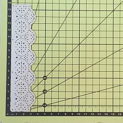Нож "Бордюр барокко 3", 15,6х3,6 см (ArtScrap)