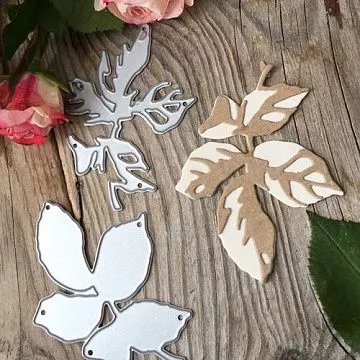 Нож "Листья роз", 6х8,7 (MimiCut)