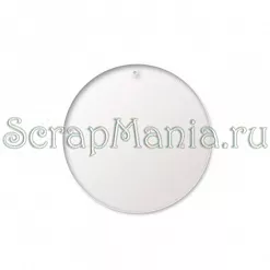 Акриловое украшение "Круг большой" (FD)