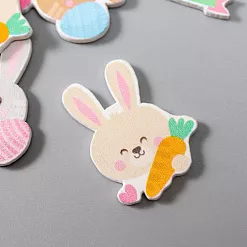 Набор деревянных украшений "Кролики" (АртУзор)