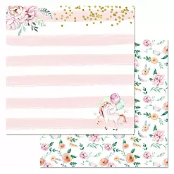 Бумага "Розовые грезы. Мечты единорогов" (ScrapMania)