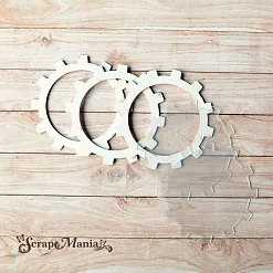 Чипборд "Вечные странники. Шейкер. Шестеренка 2 большая" (ScrapMania)
