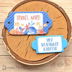Набор цветного чипборда "Морячок" (ScrapMania)
