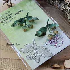 Нож "Веточка дуба", 6,4х5 см (AgiArt) Нож "Веточка дуба", 6,4х5 см (AgiArt)