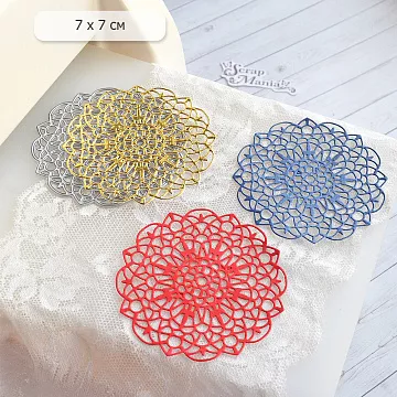 Нож "Салфетка кружевная", 7,7 см (ScrapMania)