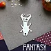 Украшение из чипборда "Монстрик 869" (Fantasy)