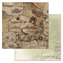 Бумага "Радость Победы. На поле боя" (ScrapMania) Бумага "Радость Победы. На поле боя" (ScrapMania)