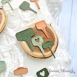 Нож "Уютная дача. Таблички для рассады", 2,2х2,8 см (ScrapMania)