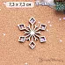 Шейкер "Фономикс. Новогодний. Снежинка 3 маленькая", 7,3х7,3 см (ScrapMania) Шейкер "Фономикс. Новогодний. Снежинка 3 маленькая", 7,3х7,3 см (ScrapMania)