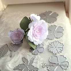 Нож "Махровая роза" 5х5 см (ScrapMania)