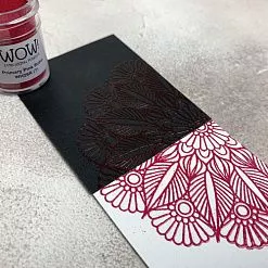 Пудра для эмбоссинга полупрозрачная "Розовый робин" (WOW)