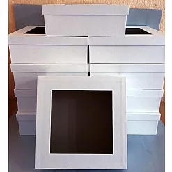 Коробка для альбома 25х25 см с окошком