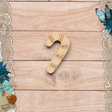 Деревянное украшение "Имбирное Рождество. Леденец" (ScrapMania)