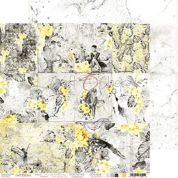 Бумага 30х30 см "Force of gentleness. Карточки для вырезания" (CraftO'clock)