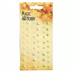 Набор полужемчужин "Светло-зеленые" (Magic Hobby)