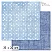 20х20 Бумага "Фономикс. Голубой. Дизайн 10" (ScrapMania)