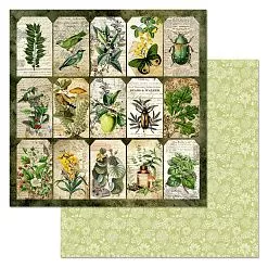 Бумага "Заповедник. Ярлыки" (ScrapMania)