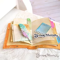 Нож "Школьная жизнь. Блокнот", 7,6х11,5 см (ScrapMania)