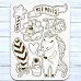 Чипборд "Розовые грезы. Единорожек" (ScrapMania)