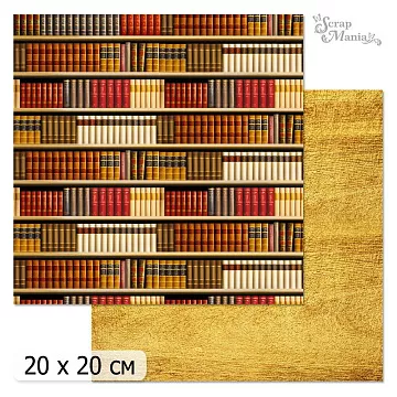 20х20 Бумага "Мужчина на миллион. Дизайн 4" (ScrapMania)