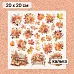 Калька 20х20 см "Художница Осень 21", плотность 110 гр/м2 (ScrapMania) Калька 20х20 см "Художница Осень 21", плотность 110 гр/м2 (ScrapMania)
