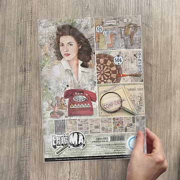 Набор бумаги А4 "Enigma", 9 листов (Ciao bella)