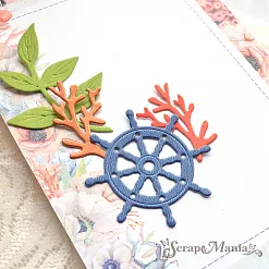 Нож "Мой капитан. Штурвал", 4,7х4,7 см (ScrapMania)