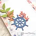 Нож "Мой капитан. Штурвал", 4,7х4,7 см (ScrapMania)