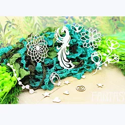 Набор украшений из чипборда "Жар-птица 1694" (Fantasy)