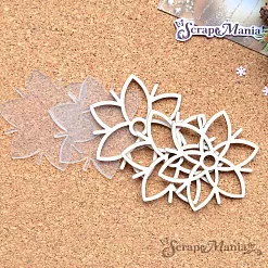 Шейкер "Фономикс. Новогодний. Снежинка 1 мини", 5х5 см (ScrapMania) Шейкер "Фономикс. Новогодний. Снежинка 1 мини", 5х5 см (ScrapMania)
