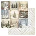 Набор бумаги 20х20 см "Сочельник", 12 листов (ScrapMania)