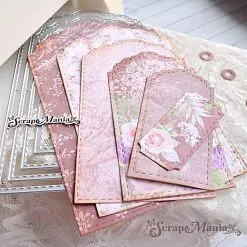 Нож "Фигурные ярлыки со строчкой", 11х18 см (ScrapMania)