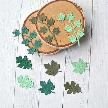 Набор вырубок "Листья винограда и дуба" (ScrapMania)