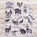 Набор высечек из бумаги "Дневник туриста", 68 шт (ScrapMania)