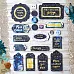 Набор цветного чипборда "Тайны вселенной" (ScrapMania)