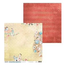 Бумага 30х30 см "Малышка Алиса. Лист 02" (Scrapodelie) Бумага 30х30 см "Малышка Алиса. Лист 02" (Scrapodelie)