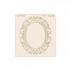 Украшение из чипборда "Ажурная рамка 1" (Mr.Painter)