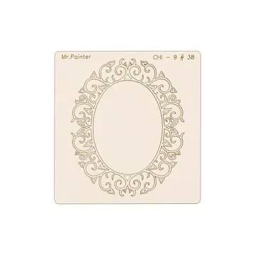 Украшение из чипборда "Ажурная рамка 1" (Mr.Painter)