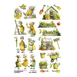 Лист с картинками 10х30 см "СуперБабушка. Улыбайся" (ScrapMania) Лист с картинками 10х30 см "СуперБабушка. Улыбайся" (ScrapMania)