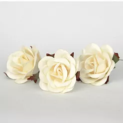 Цветок розы коттеджной "Средний. Молочный", 4 см, 1 шт (Craft) Цветок розы коттеджной "Средний. Молочный", 4 см, 1 шт (Craft)