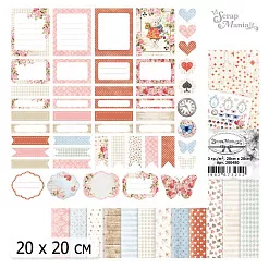 20х20 Бумага "Алиса в сказке. Дизайн-Обложка" (ScrapMania)
