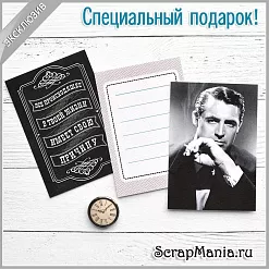 Набор карточек и фишка "Ретро. Эксклюзив" (ScrapMania)