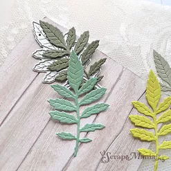 Нож "Лист бузины", 6,2х3,7 см (ScrapMania)