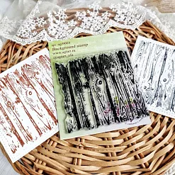 Штамп "Фон. Текстура дерева", 8,9х9 см (AgiArt) Штамп "Фон. Текстура дерева", 8,9х9 см (AgiArt)