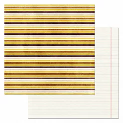 Бумага "Школьный вальс. Полоски" (ScrapMania)