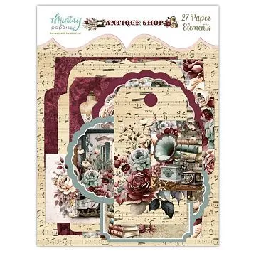 Набор вырубок "Antique shop. Ярлыки", 27 шт (Mintay)