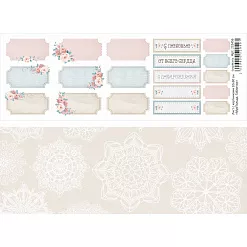 Лист с картинками 10х30 см "МурТильда. Таблички" (ScrapMania)