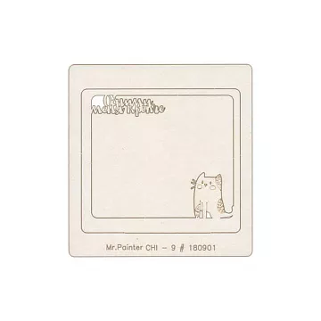 Украшение из чипборда "Рамка. Люблю кильку" (Mr.Painter)